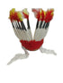 Tribal Fiery Feather Headdress Crown Fancy Dress Costume for Adults